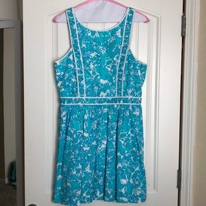 Lilly Pulitzer Shorely Blue She’s a Fox Dress